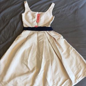 Chi Chi London Cream Midi Wedding Dress US 4